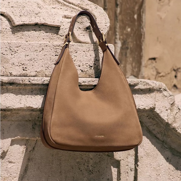 Michael Kors Handbags - Michael Kors Nolita Hobo Leather Shoulder Bag NWT